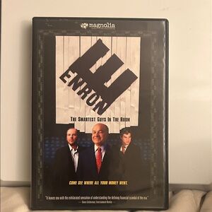 Magnolia Enron Documentary DVD with Black and Blue Cover